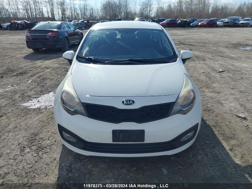 2013 Kia Rio VIN: KNADM4A31D6214758 Lot: 11978375