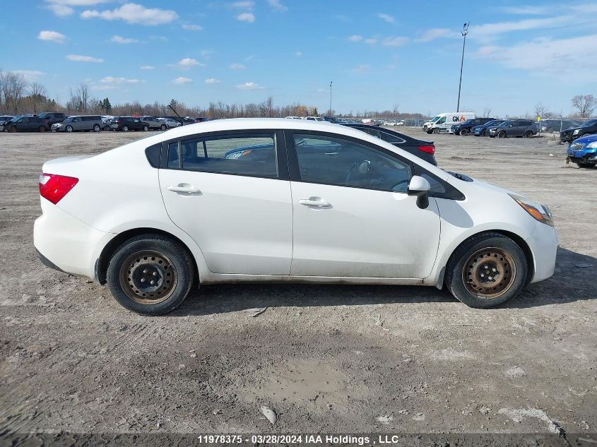 2013 Kia Rio VIN: KNADM4A31D6214758 Lot: 11978375