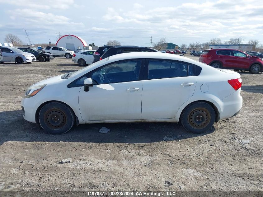 2013 Kia Rio VIN: KNADM4A31D6214758 Lot: 11978375