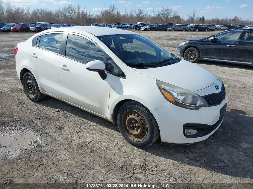 2013 Kia Rio VIN: KNADM4A31D6214758 Lot: 11978375