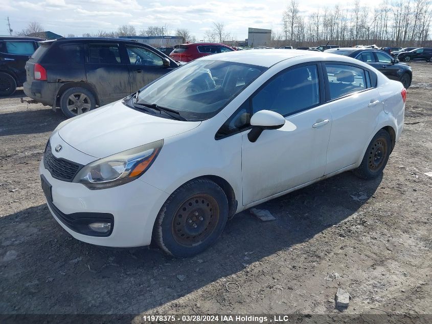 2013 Kia Rio VIN: KNADM4A31D6214758 Lot: 11978375