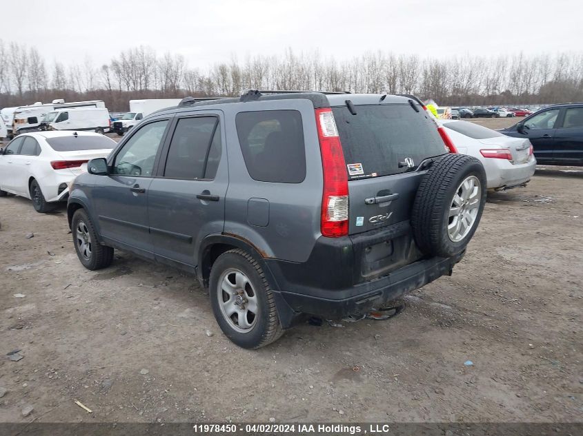 2005 Honda Cr-V VIN: JHLRD788X5C803678 Lot: 11978450