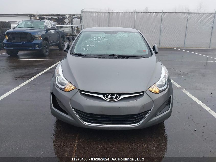 2014 Hyundai Elantra Gl VIN: 5NPDH4AE1EH483486 Lot: 11978453