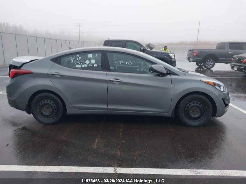 2014 Hyundai Elantra Gl VIN: 5NPDH4AE1EH483486 Lot: 11978453