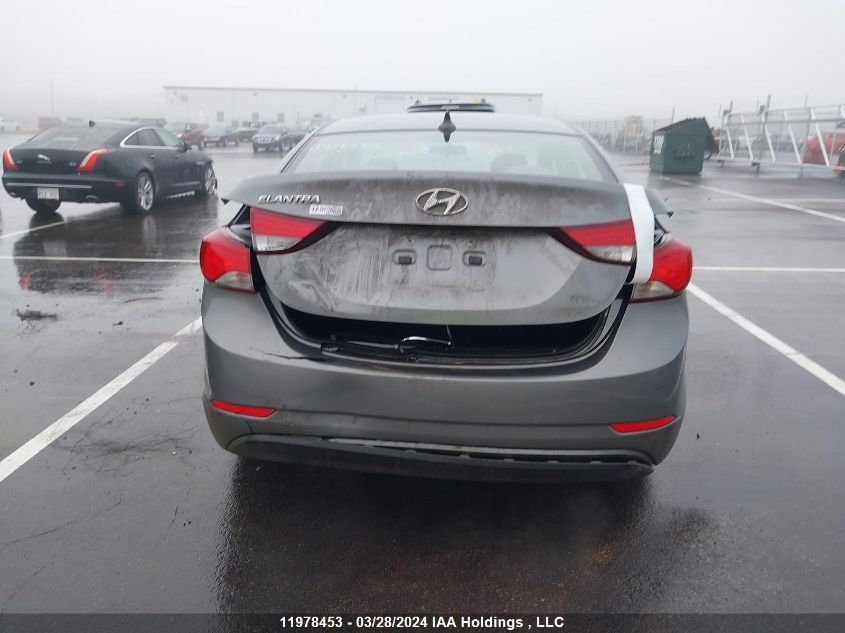 2014 Hyundai Elantra Gl VIN: 5NPDH4AE1EH483486 Lot: 11978453