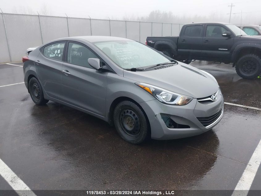 2014 Hyundai Elantra Gl VIN: 5NPDH4AE1EH483486 Lot: 11978453