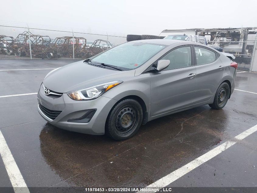 2014 Hyundai Elantra Gl VIN: 5NPDH4AE1EH483486 Lot: 11978453