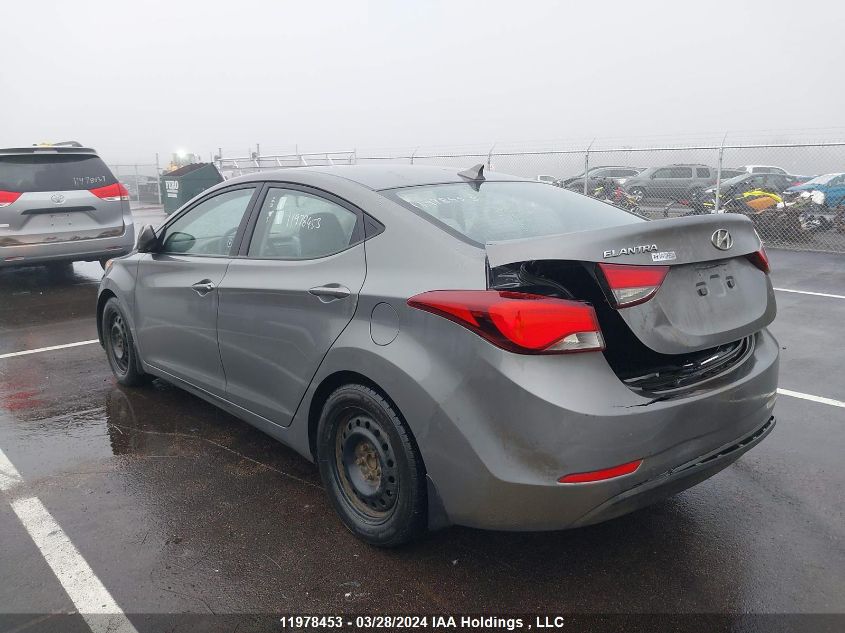 2014 Hyundai Elantra Gl VIN: 5NPDH4AE1EH483486 Lot: 11978453