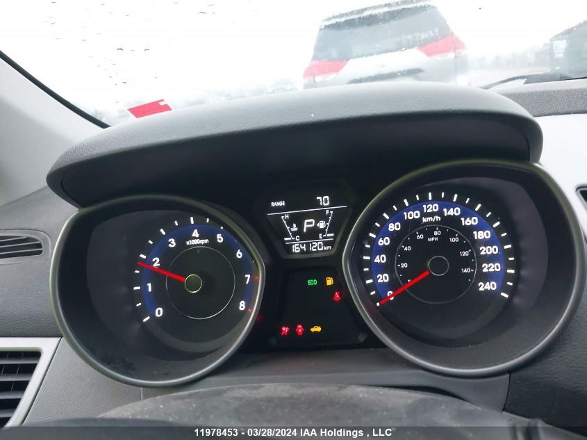 2014 Hyundai Elantra Gl VIN: 5NPDH4AE1EH483486 Lot: 11978453