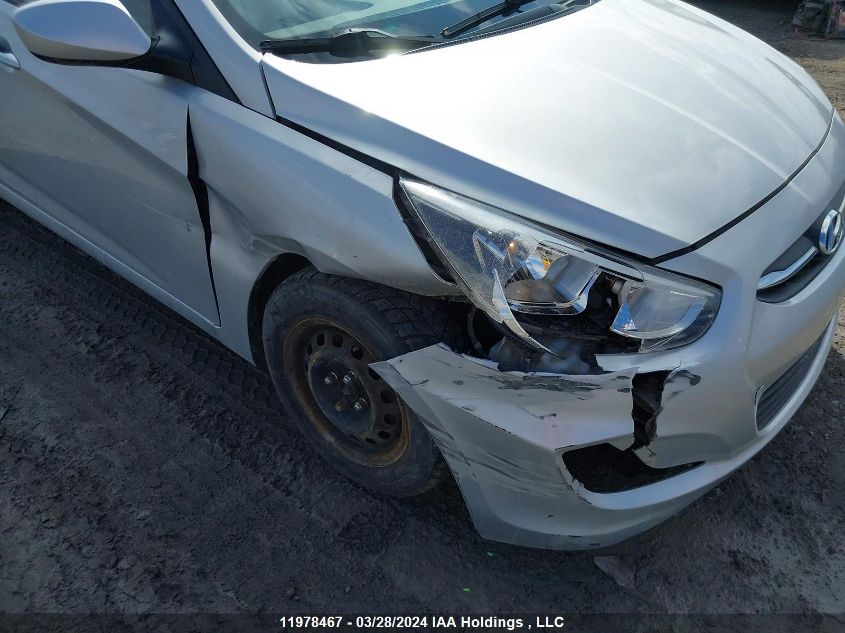 2016 Hyundai Accent VIN: KMHCT4AE8GU089305 Lot: 11978467