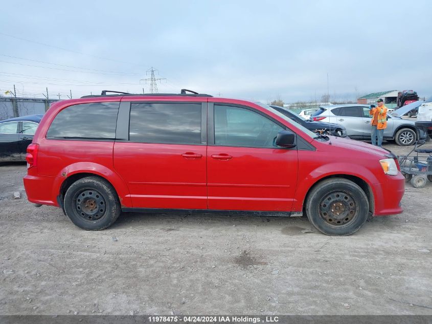 2014 Dodge Grand Caravan Se/Sxt VIN: 2C4RDGBGXER101106 Lot: 11978475