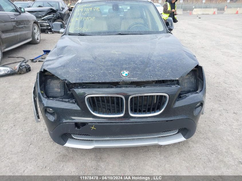 2012 BMW X1 VIN: WBAVL1C56CVR77402 Lot: 11978478