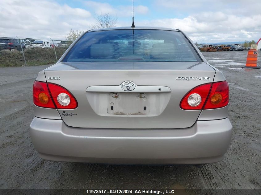 2003 Toyota Corolla Ce/Le/S VIN: 2T1BR38E53C729699 Lot: 11978517