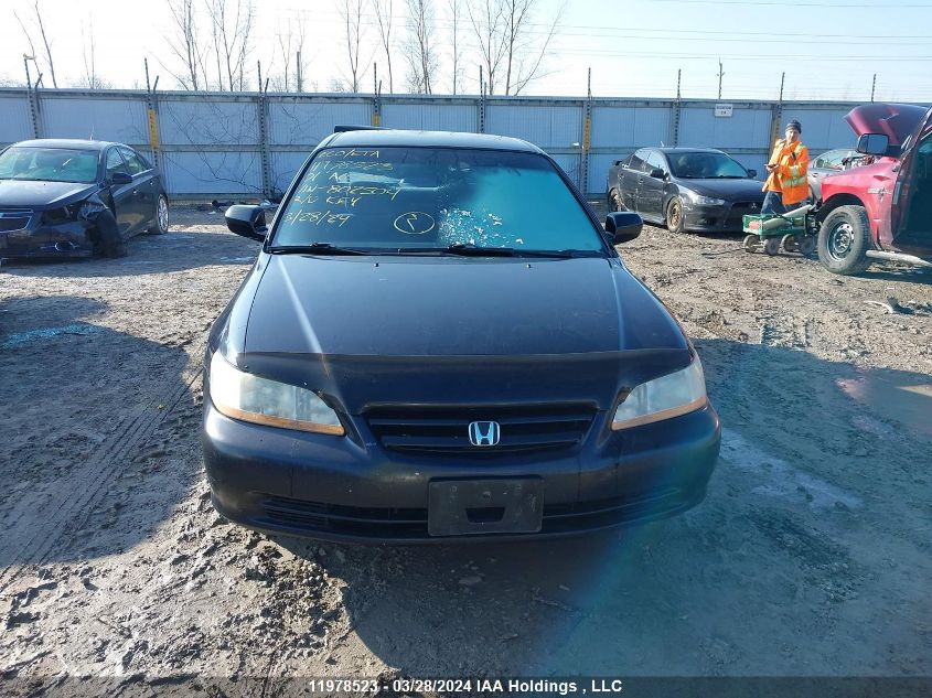 2001 Honda Accord Sdn VIN: 1HGCG16471A802504 Lot: 11978523