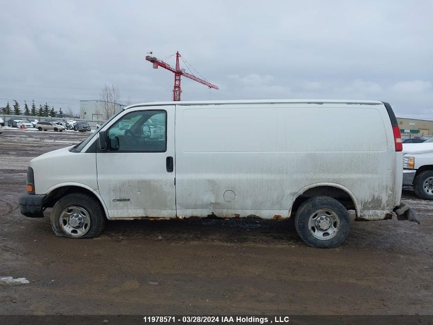 2003 Chevrolet Express VIN: 1GCGG25V931227650 Lot: 11978571