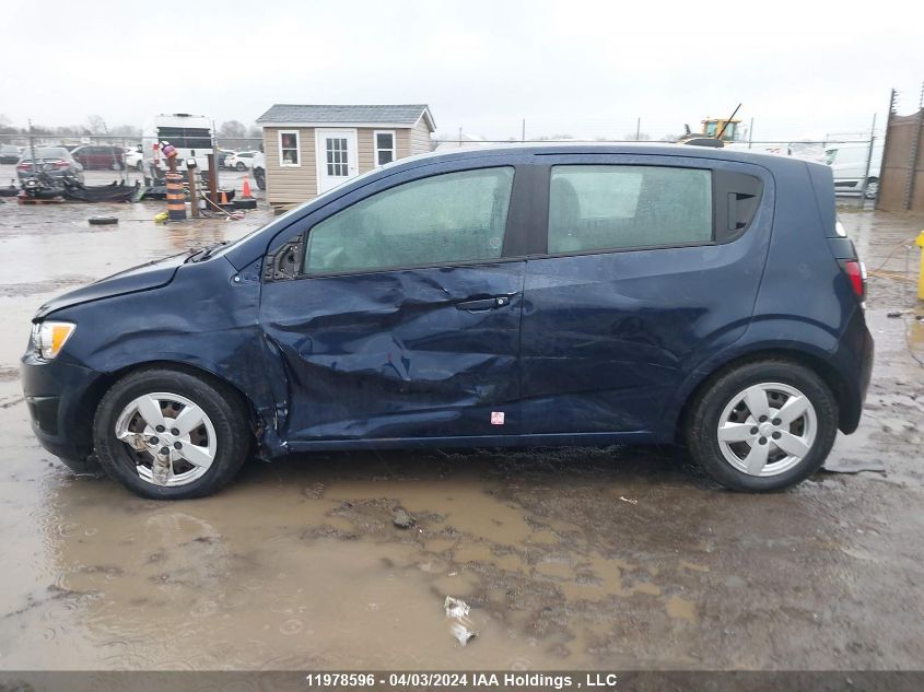 2015 Chevrolet Sonic VIN: 1G1JA6SH6F4119902 Lot: 11978596