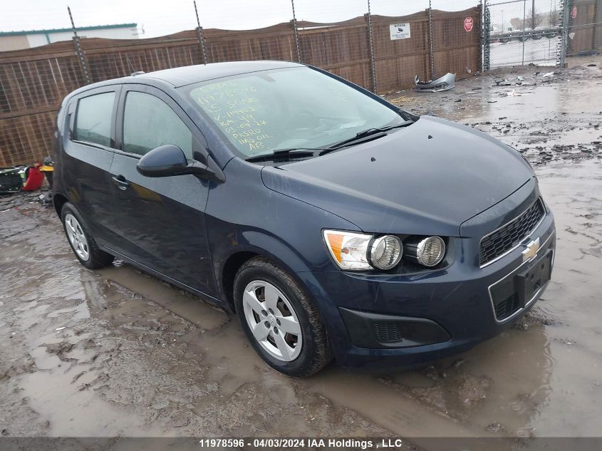 2015 Chevrolet Sonic VIN: 1G1JA6SH6F4119902 Lot: 11978596