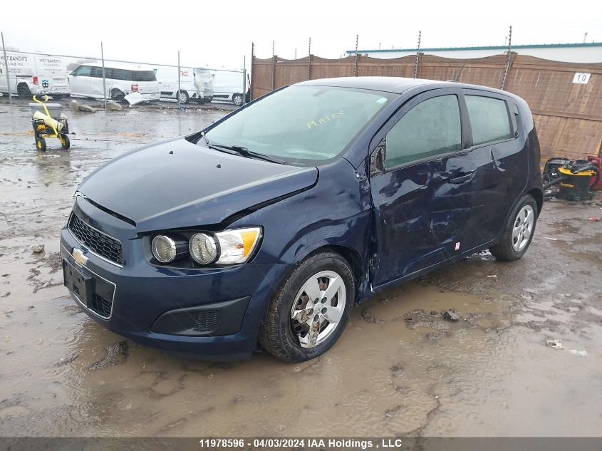 2015 Chevrolet Sonic VIN: 1G1JA6SH6F4119902 Lot: 11978596