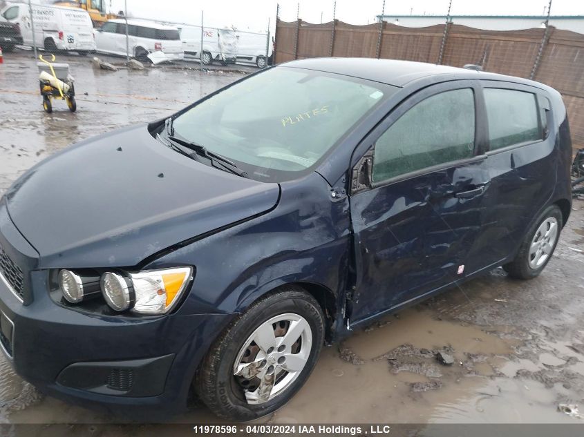 2015 Chevrolet Sonic VIN: 1G1JA6SH6F4119902 Lot: 11978596