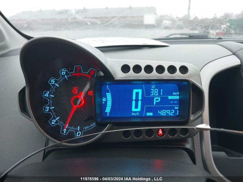 2015 Chevrolet Sonic VIN: 1G1JA6SH6F4119902 Lot: 11978596