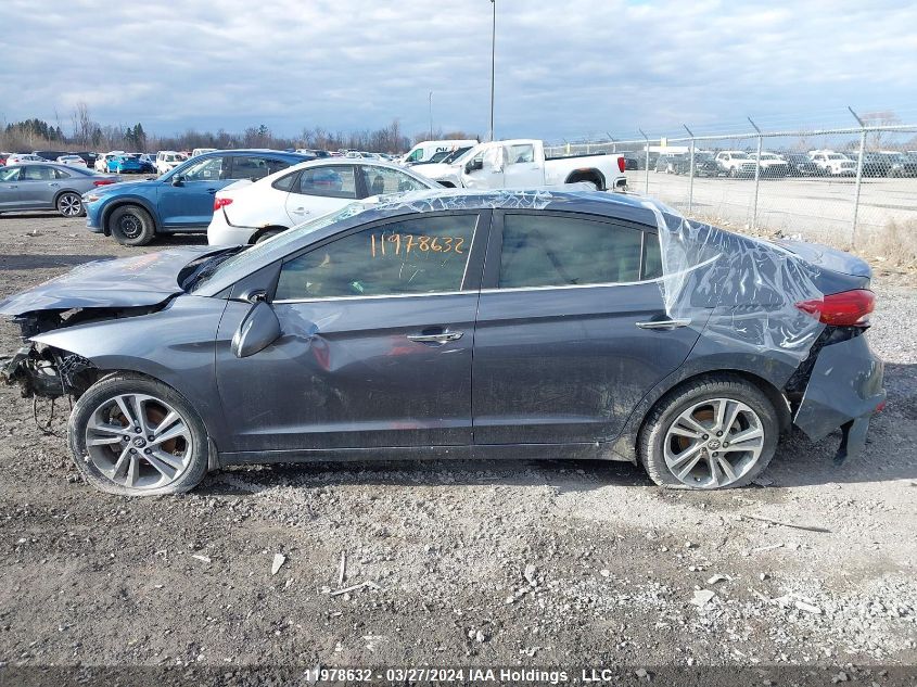 2017 Hyundai Elantra Limited VIN: KMHD84LF8HU126219 Lot: 11978632