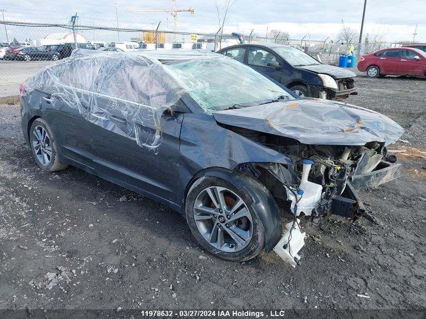 2017 Hyundai Elantra Limited VIN: KMHD84LF8HU126219 Lot: 11978632