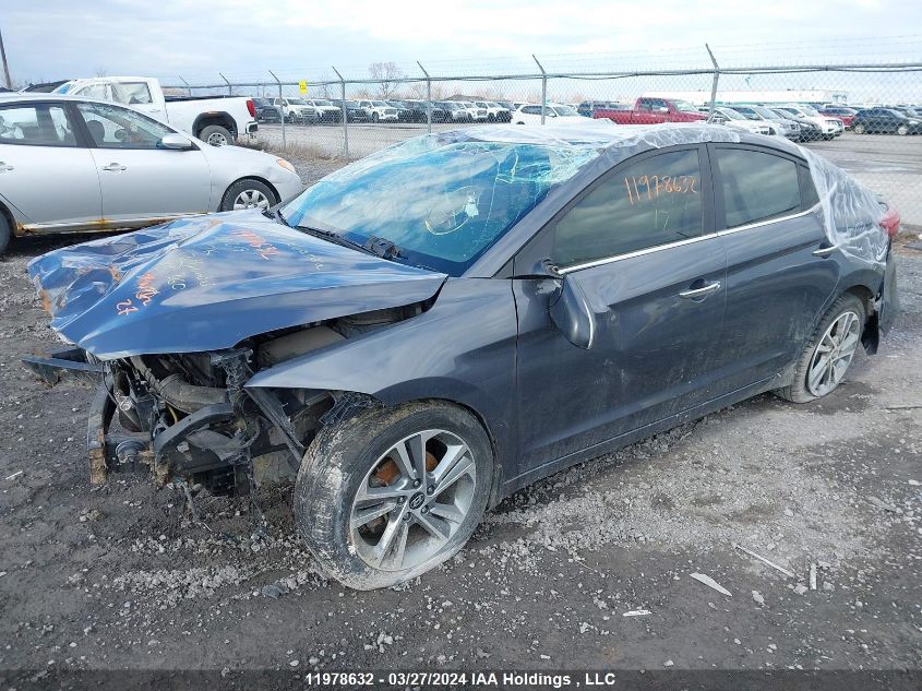 2017 Hyundai Elantra Limited VIN: KMHD84LF8HU126219 Lot: 11978632