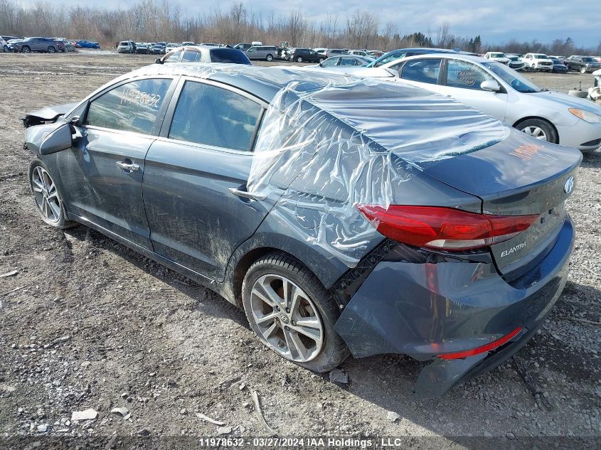 2017 Hyundai Elantra Limited VIN: KMHD84LF8HU126219 Lot: 11978632