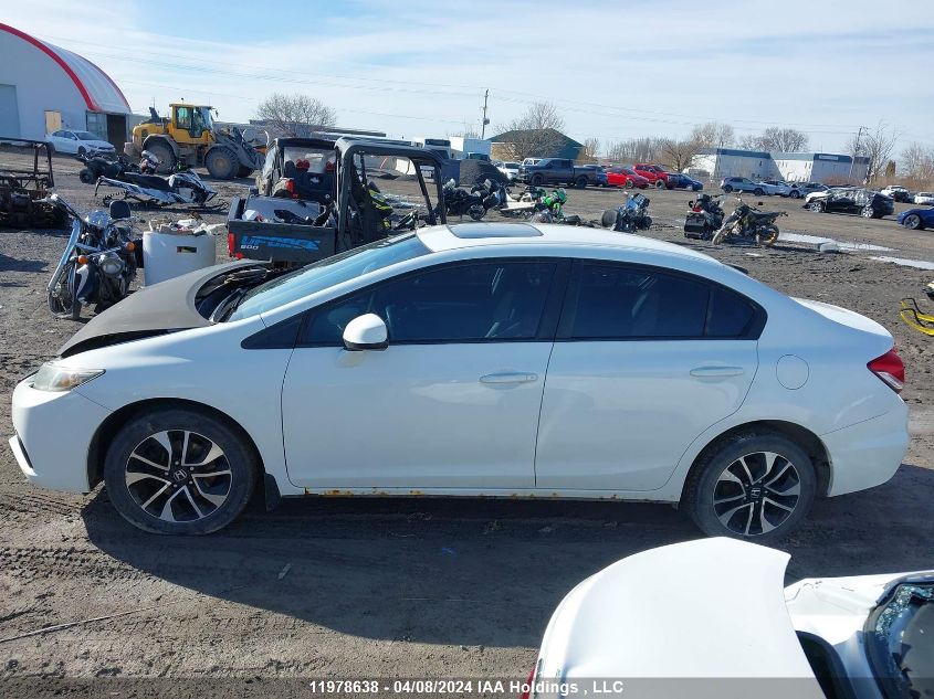 2013 Honda Civic Ex 4Dr VIN: 2HGFB2F51DH102476 Lot: 11978638