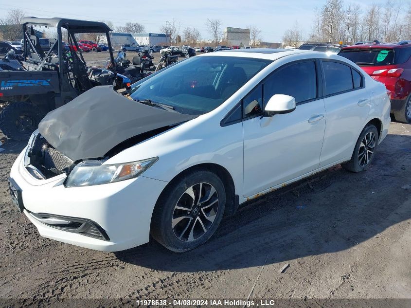 2013 Honda Civic Ex 4Dr VIN: 2HGFB2F51DH102476 Lot: 11978638