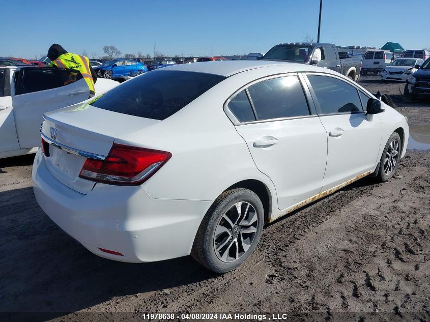 2013 Honda Civic Ex 4Dr VIN: 2HGFB2F51DH102476 Lot: 11978638