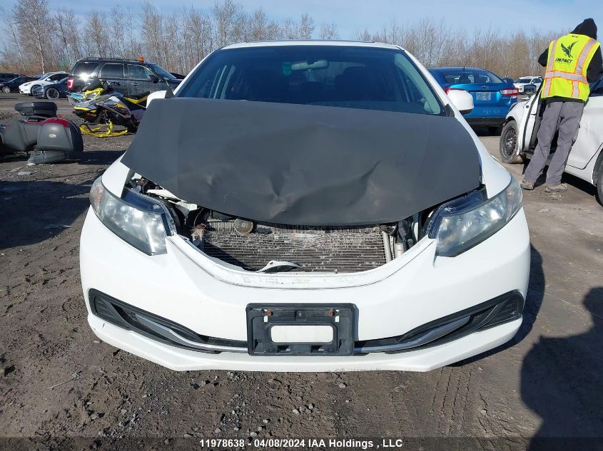 2013 Honda Civic Ex 4Dr VIN: 2HGFB2F51DH102476 Lot: 11978638