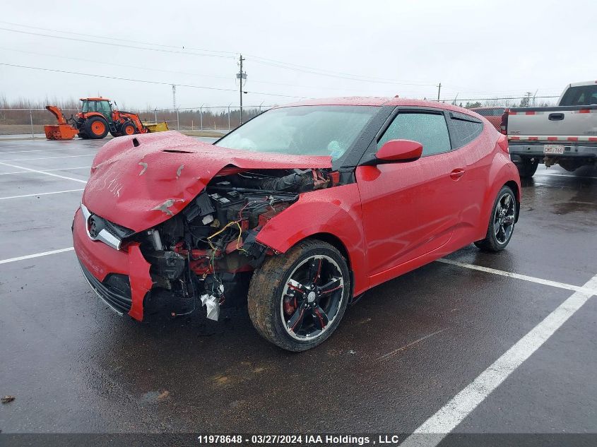 2015 Hyundai Veloster Se VIN: KMHTC6AD7FU220208 Lot: 11978648