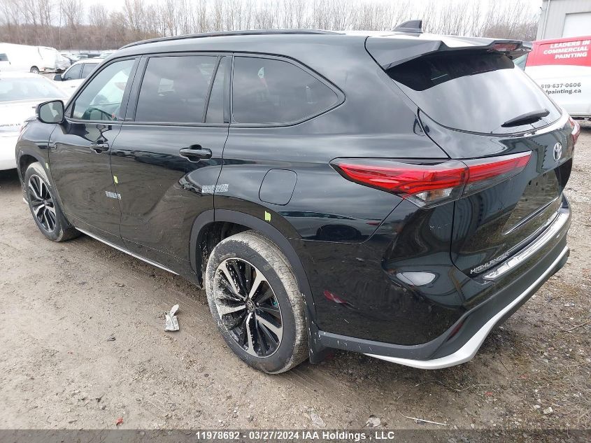 2022 Toyota Highlander Xse VIN: 5TDLZRBH7NS220850 Lot: 11978692