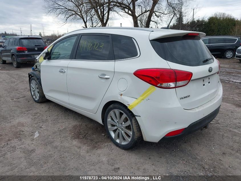 2015 Kia Rondo VIN: KNAHU8A38F7122293 Lot: 11978723