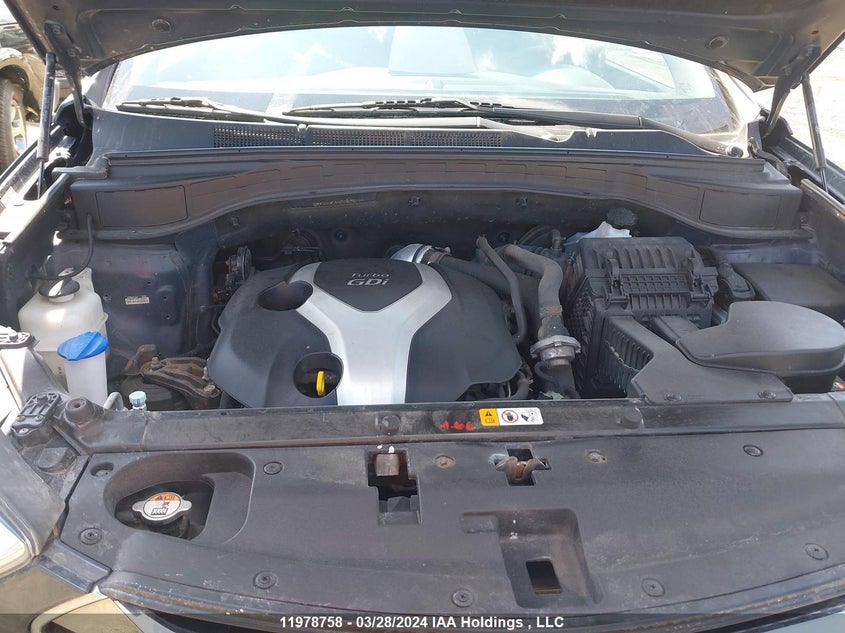 2013 Hyundai Santa Fe Sport VIN: 5XYZU3LAXDG022198 Lot: 11978758