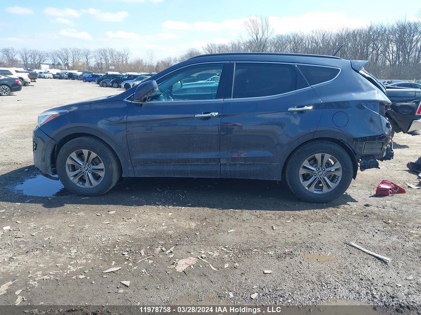 2013 Hyundai Santa Fe Sport VIN: 5XYZU3LAXDG022198 Lot: 11978758