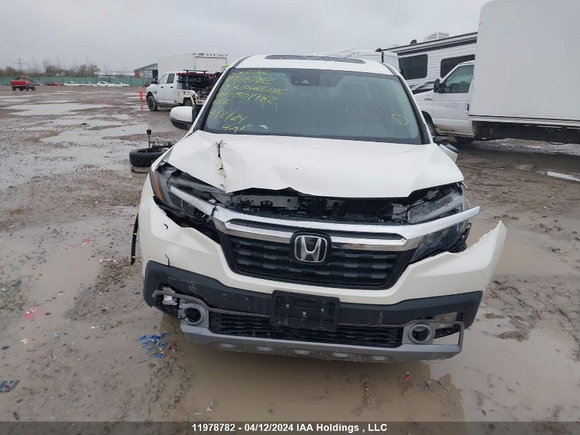 2019 Honda Ridgeline Rtl VIN: 5FPYK3F75KB501982 Lot: 11978782