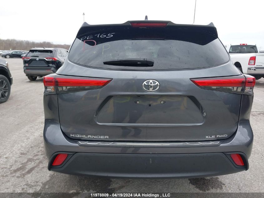 2022 Toyota Highlander Xle VIN: 5TDGZRBH5NS194914 Lot: 11978809