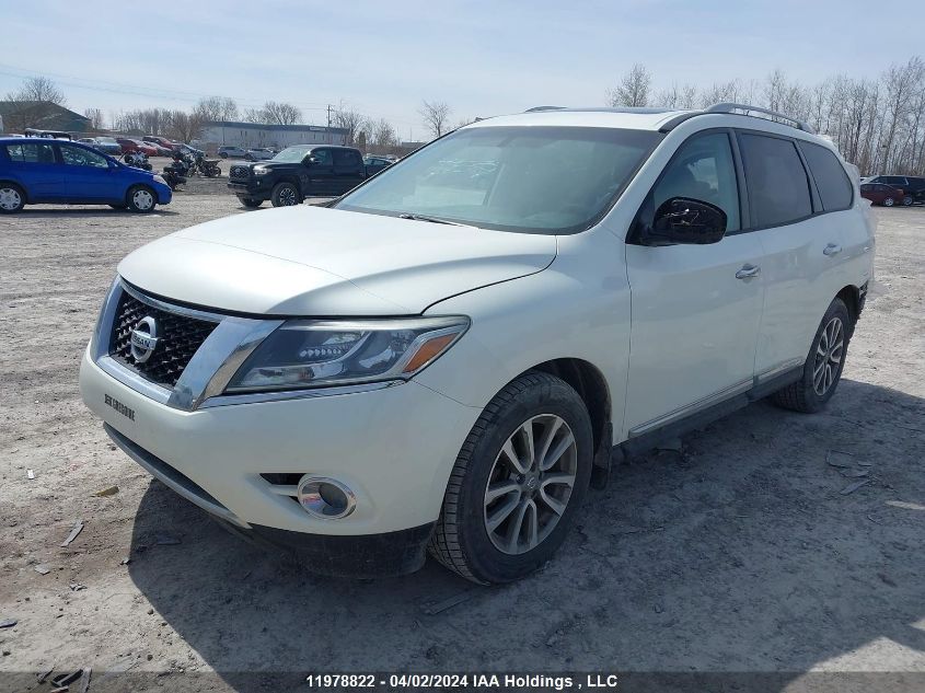 2015 Nissan Pathfinder S/Sv/Sl/Platinum VIN: 5N1AR2MM4FC693256 Lot: 11978822