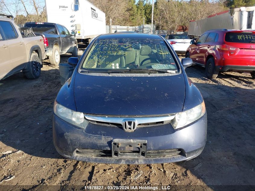 2006 Honda Civic Lx VIN: 1HGFA16406L803925 Lot: 11978827