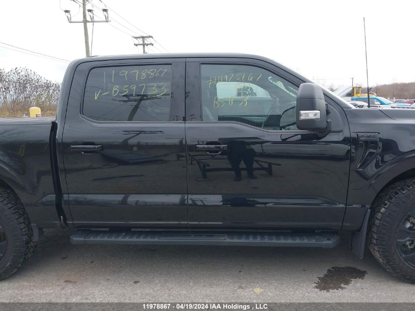 2022 Ford F-150 Lariat VIN: 1FTEW1EP7NFB59733 Lot: 11978867