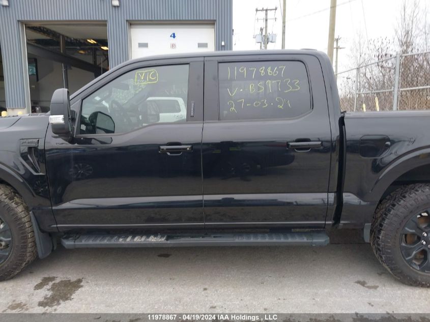 2022 Ford F-150 Lariat VIN: 1FTEW1EP7NFB59733 Lot: 11978867