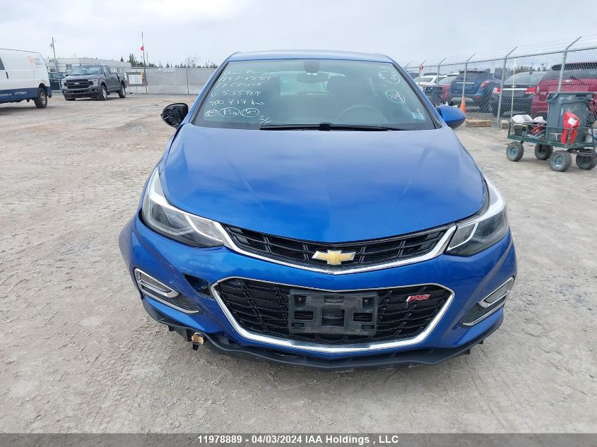 2017 Chevrolet Cruze Lt VIN: 3G1BE6SM6HS535909 Lot: 11978889