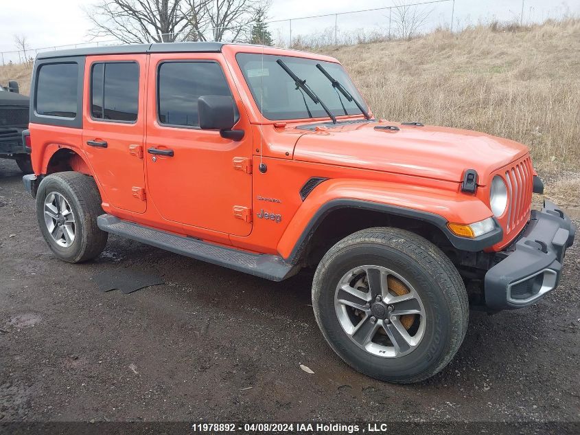 2018 Jeep Wrangler Unlimited Sahara VIN: 1C4HJXEN6JW233859 Lot: 11978892