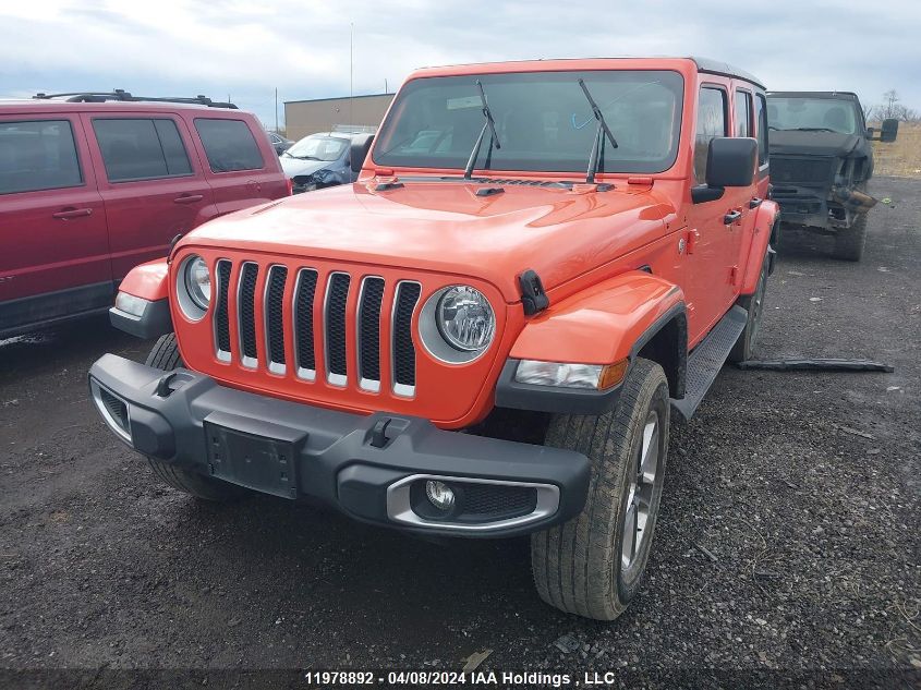 2018 Jeep Wrangler Unlimited Sahara VIN: 1C4HJXEN6JW233859 Lot: 11978892