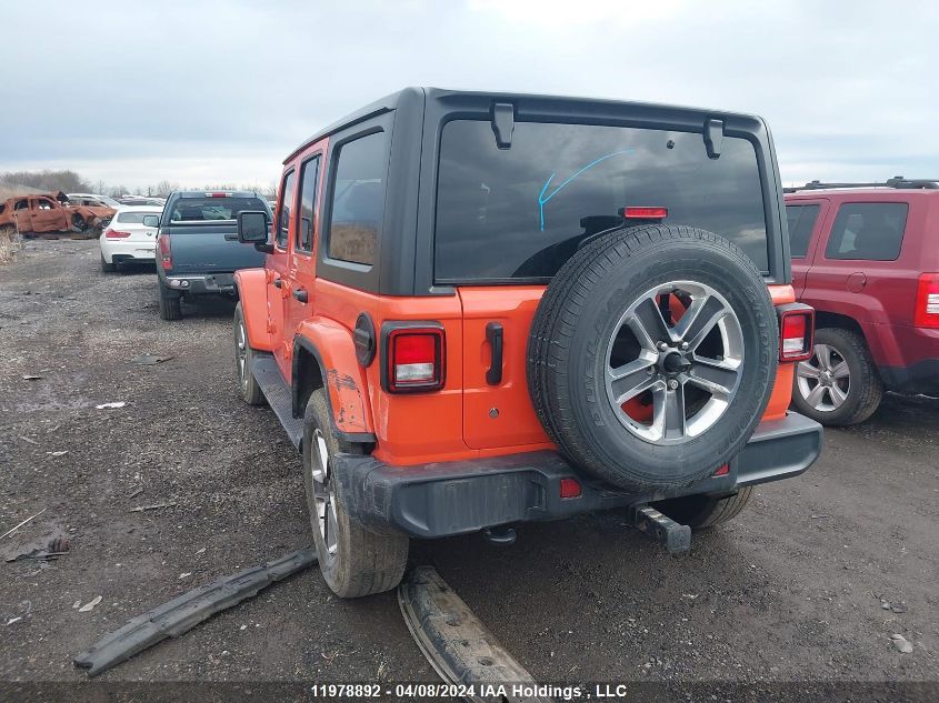 2018 Jeep Wrangler Unlimited Sahara VIN: 1C4HJXEN6JW233859 Lot: 11978892