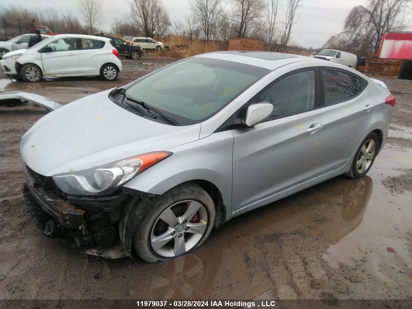 2012 Hyundai Elantra Gls/Limited VIN: 5NPDH4AE3CH100175 Lot: 39240987