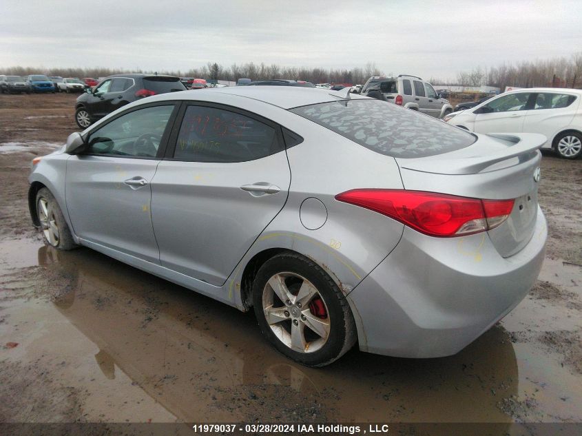 2012 Hyundai Elantra Gls/Limited VIN: 5NPDH4AE3CH100175 Lot: 39240987