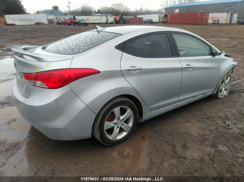 2012 Hyundai Elantra Gls/Limited VIN: 5NPDH4AE3CH100175 Lot: 39240987